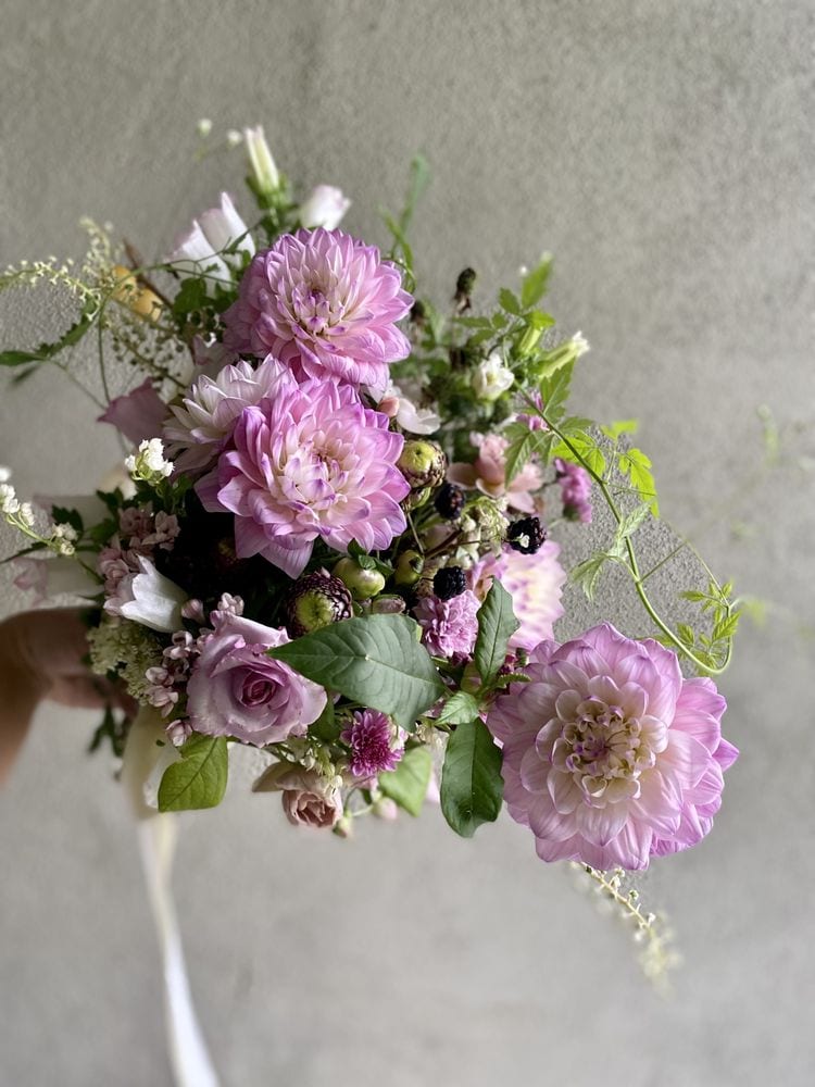 Tablescape with floral runner